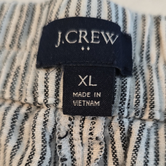 J.Crew Linen Blend Striped Shorts – Women’s Size XL - Picture 2 of 9